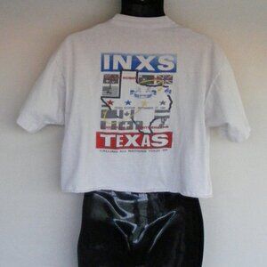 462/INXS/GUNS N ROSES Concert Tshirt XL White 1988
